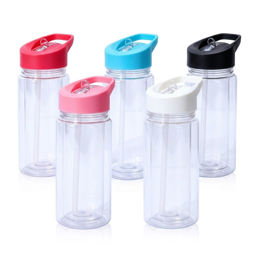 BPA Free Double Wall PS Plastic Sequins Snow Globe Glitter Children's Waterproof American Style Food Grade Camping